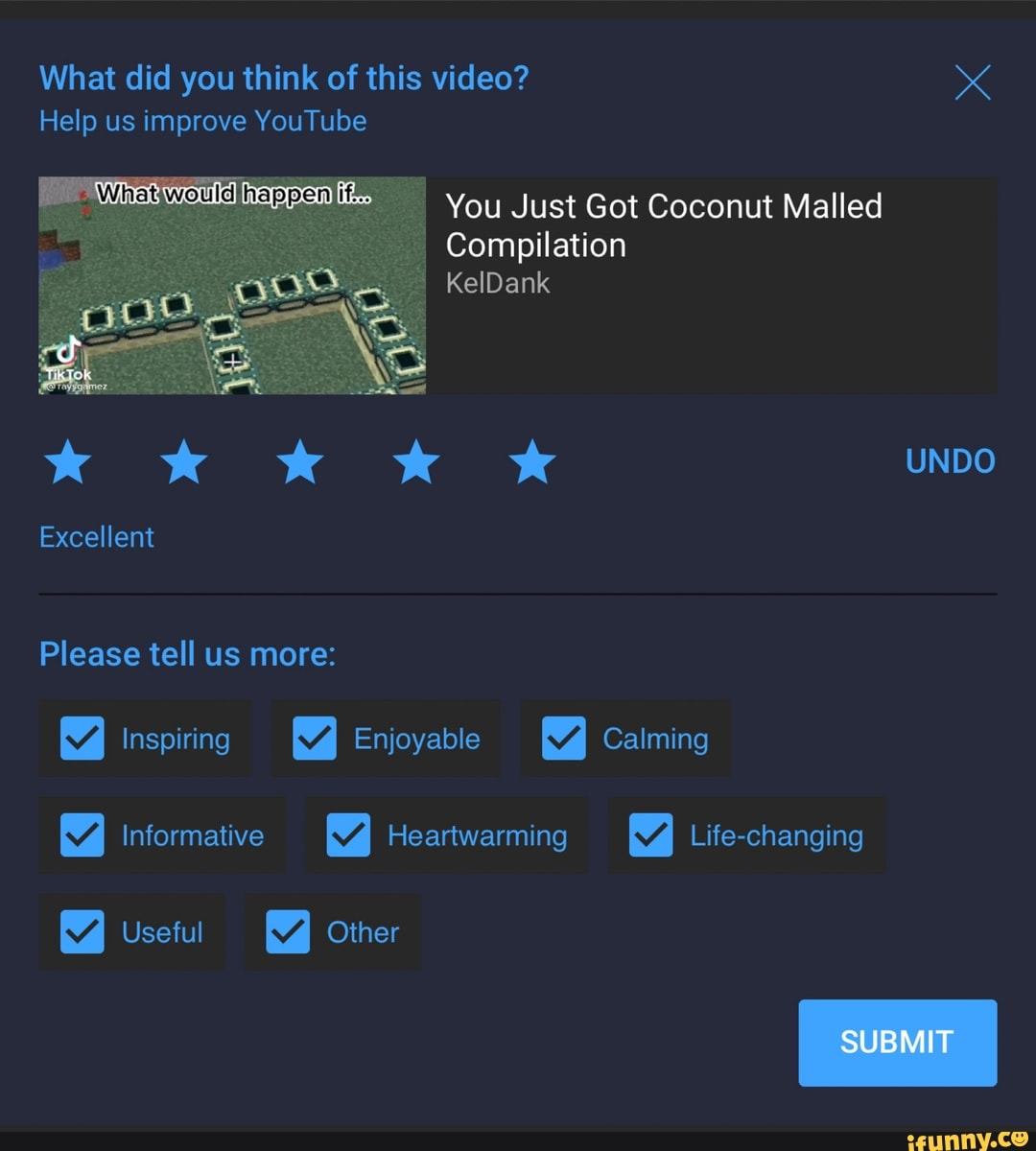 What Did You Think Of This Video Help Us Improve Youtube What Would Happen It You