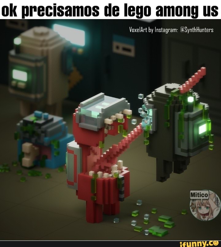 ok precisamos de lego among us
VoxelArt by Instagram: @SynthHunters
te