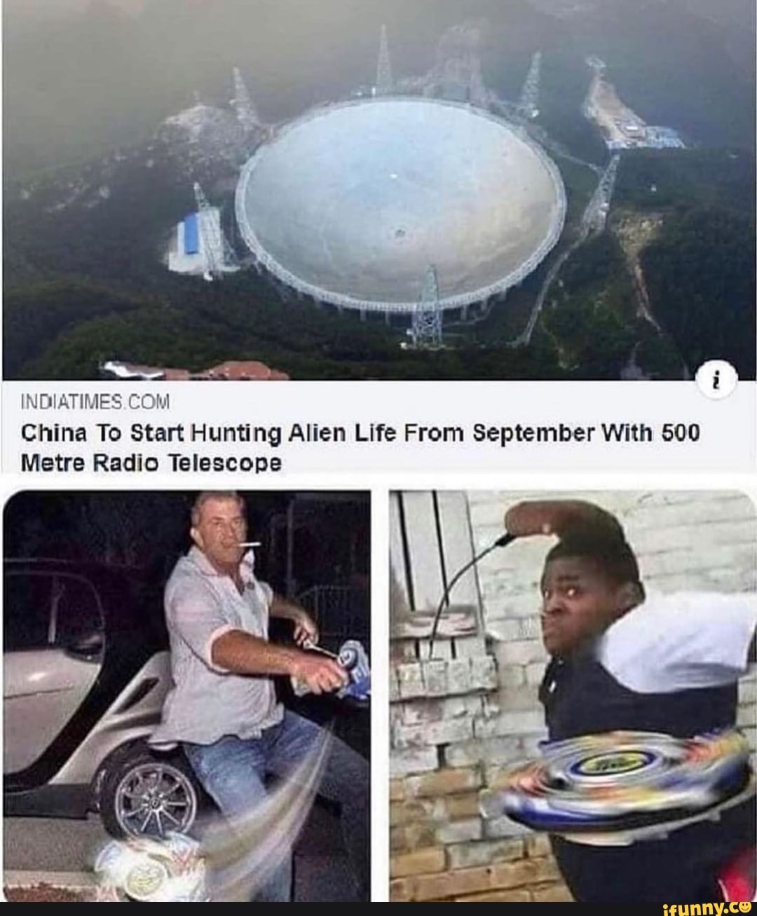 NDIATIMES CON China
To
Start
Hunting Alien Life From September With 500
Metre Radio Telescope