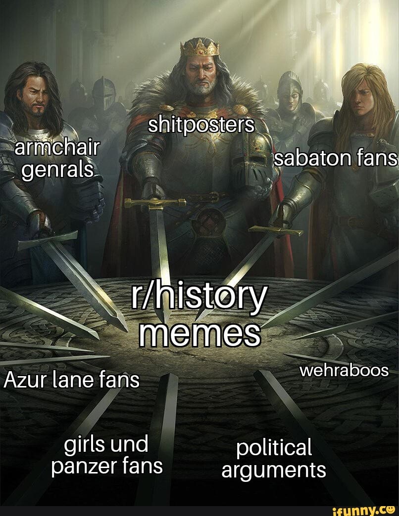 Armchair sabaton fans oe genrals memes Azur lane fans wehtaboos girls