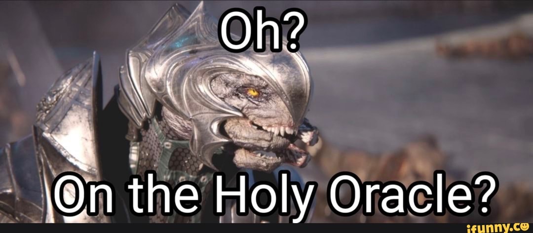 \On the' Holy Oracle?