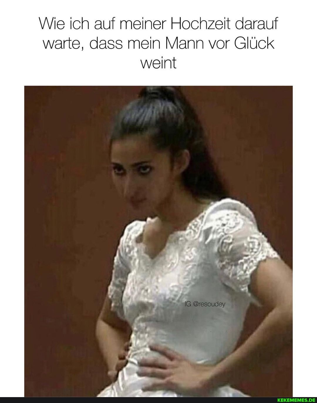 Wie ich auf meiner Hochzeit darauf warte, dass mein Mann vor Glück weint