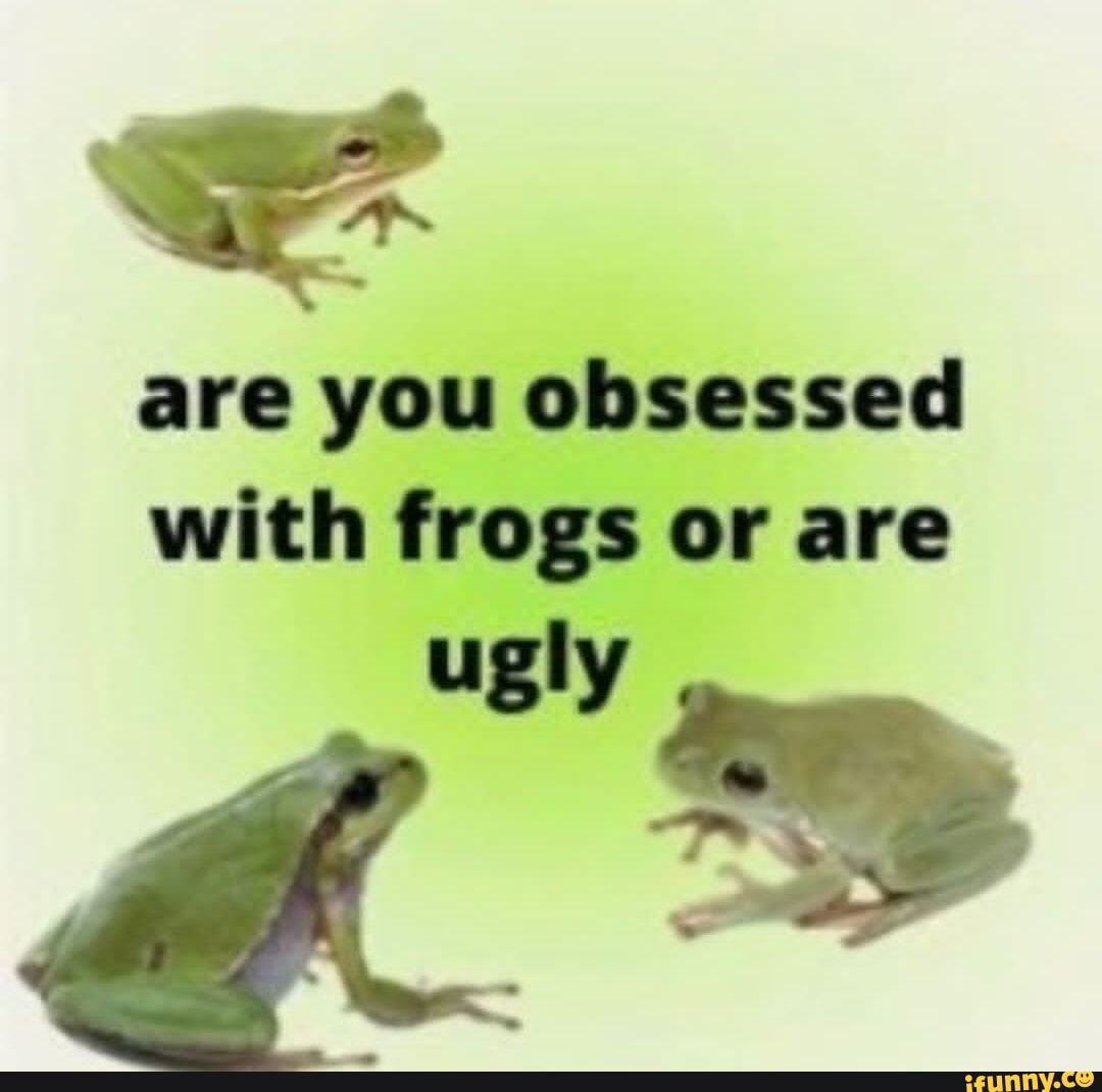 Are you obsessed with frogs or are - iFunny