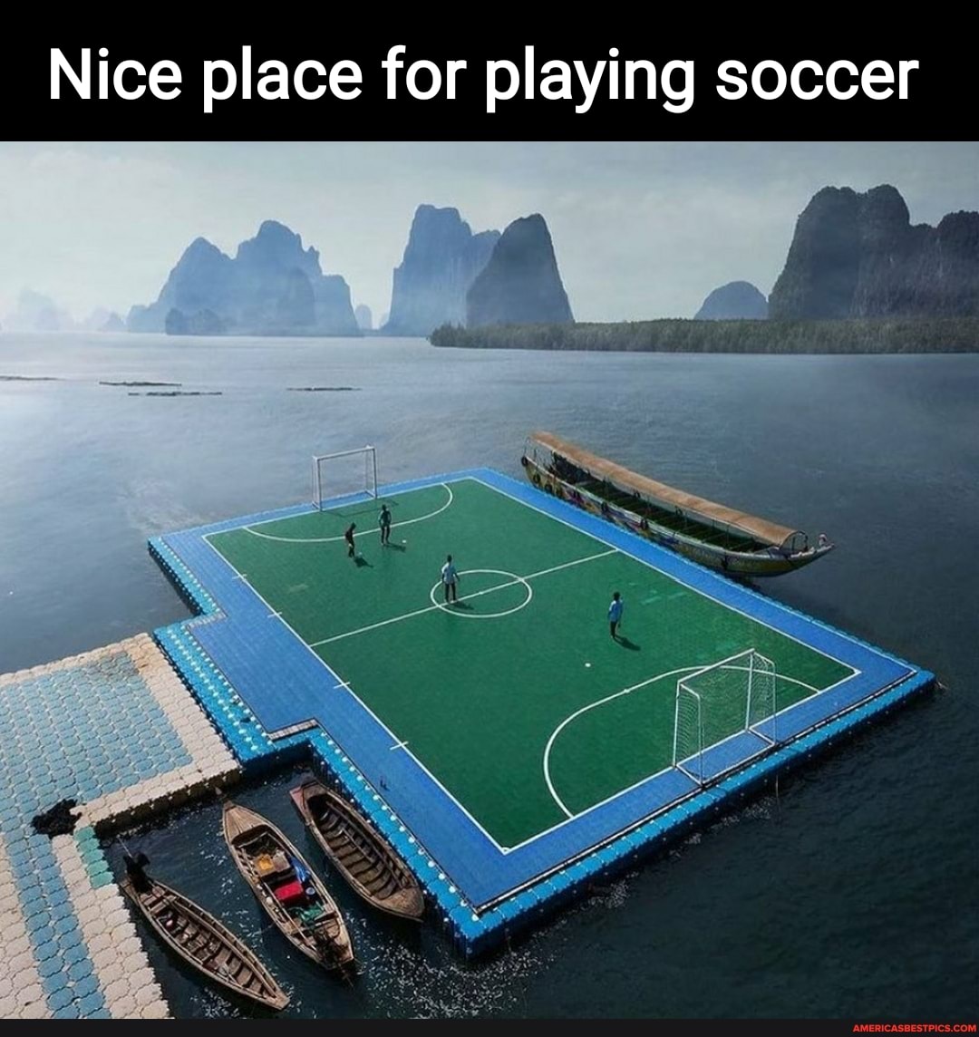 Nice place for playing soccer