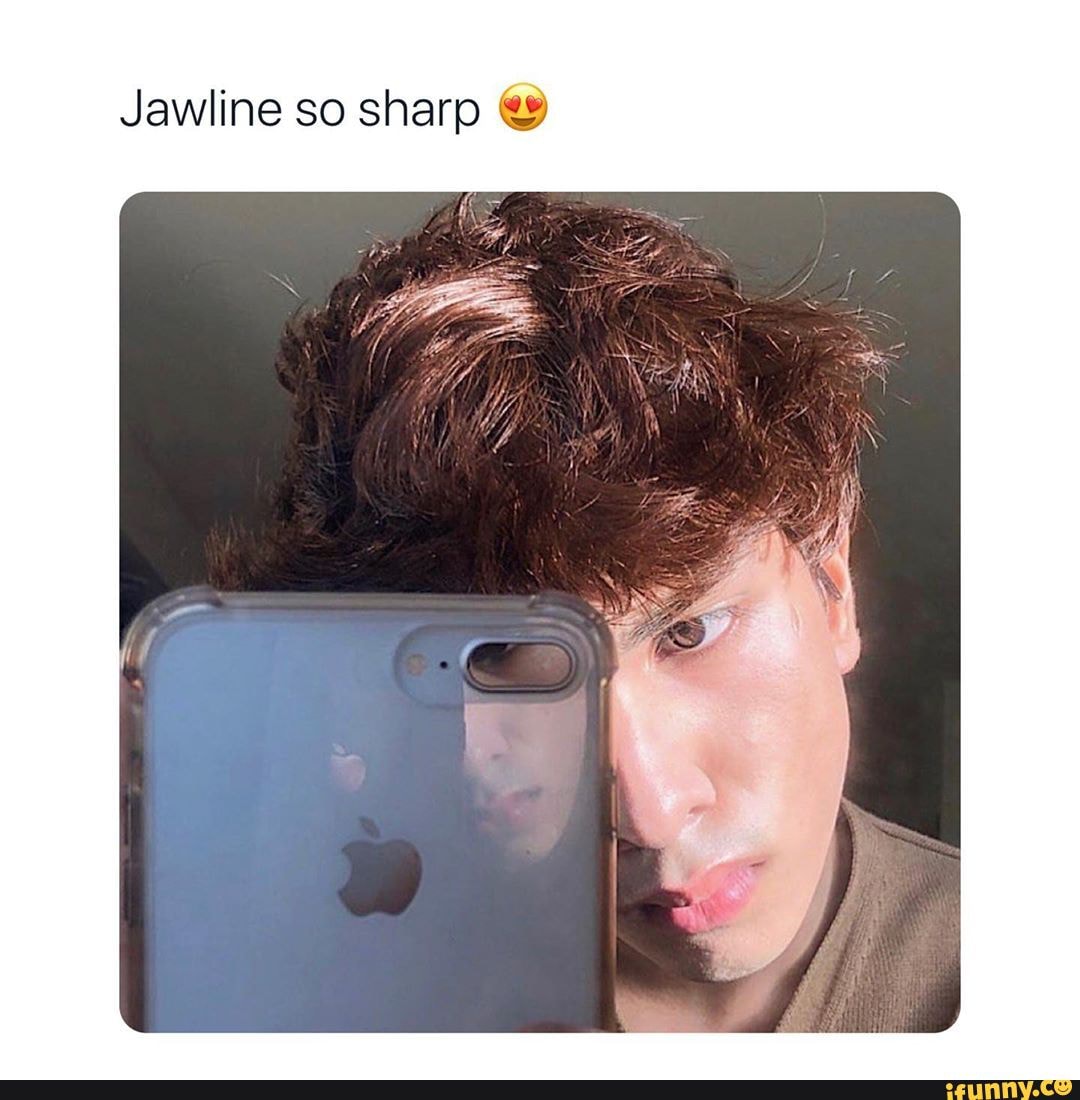 Jawline so sharp