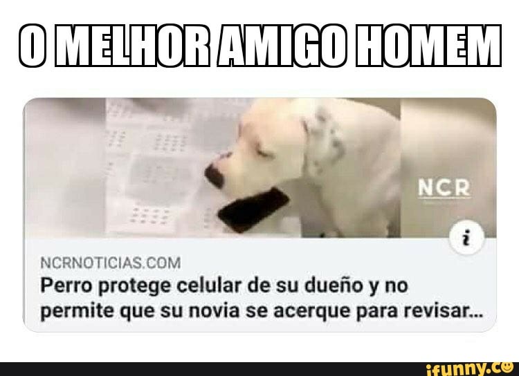 NCRNOTICIAS.COM
Perro protege celular de su duefio y no
permite que su novia se acerque para revisar...
