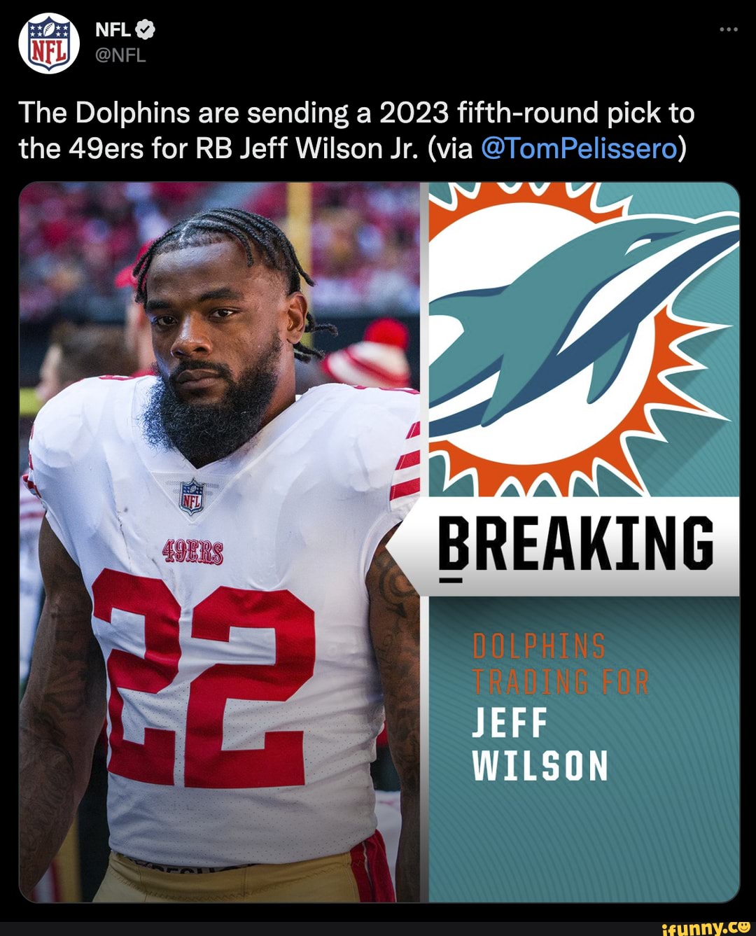 NFL Free Agency 2023: Miami Dolphins re-sign RB Jeff Wilson Jr. - The  Phinsider