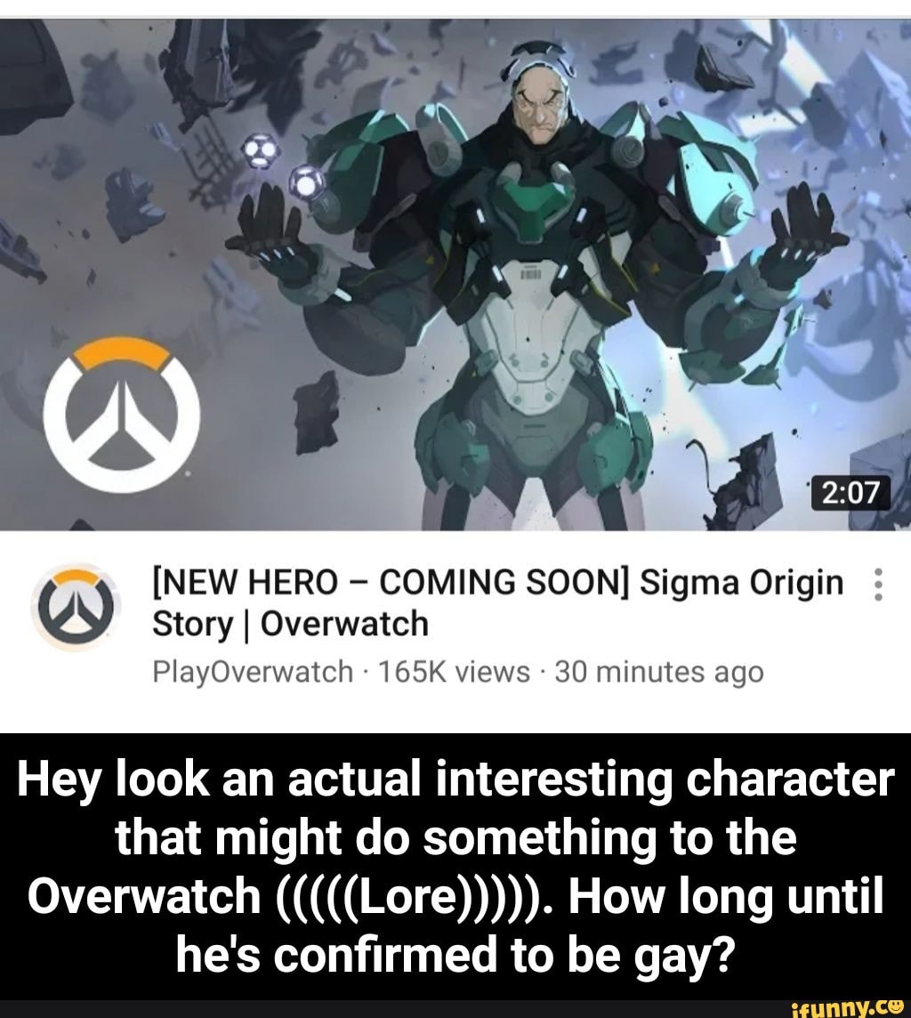 [NEW HERO - COMING SOON] Sigma Origin Story I Overwatch PIayOverwatch ...