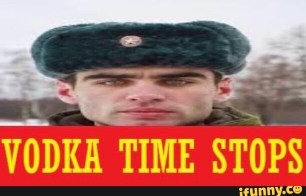VODKA TIME STOPS E
