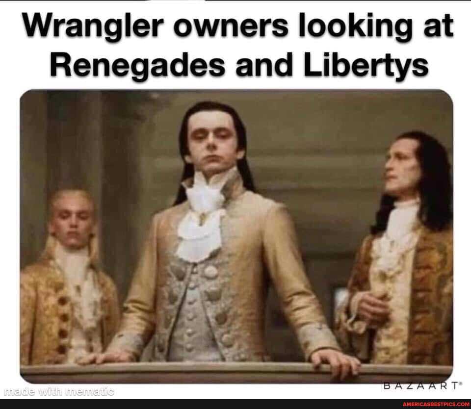 Wrangler owners looking at
Renegades and Libertys