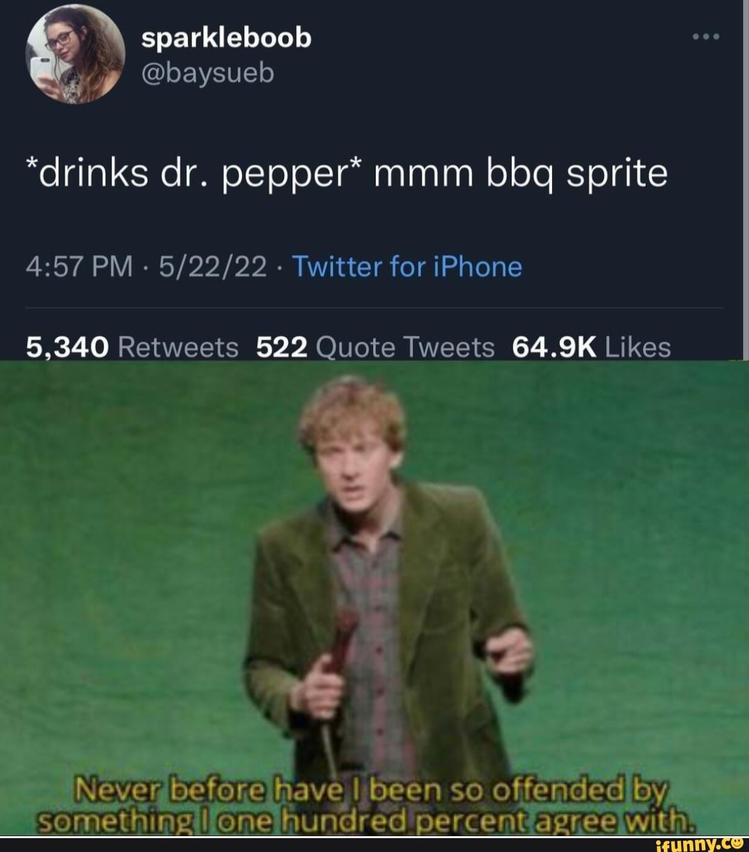 ) sparkleboob / baysueb "drinks dr. pepper* mmm bbq sprite PM