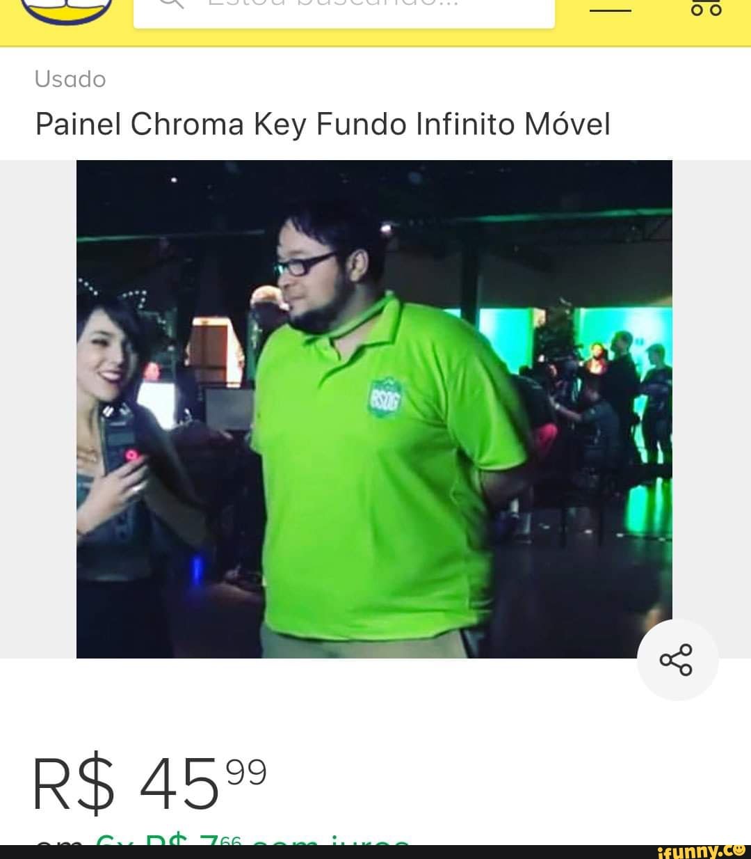 Usado
Painel Clhroma Key Fundo Infinito Móvel
BA