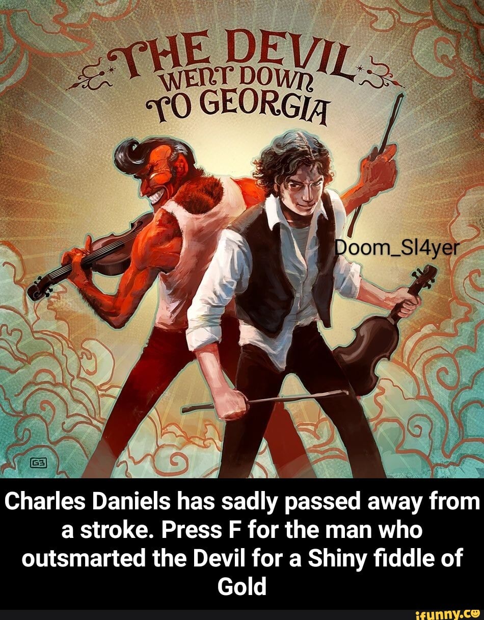 Charles Daniels has sadly passed away from a stroke. Press F for the