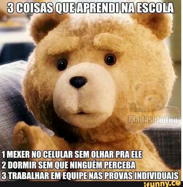 1
MEXER
NO/CELULAR SEM, OLHAR PRA ELE
2 DORMIR'SEMI QUE NINGUÉMIPERCEBA
TRABALHAR
NAS PROVASIIN