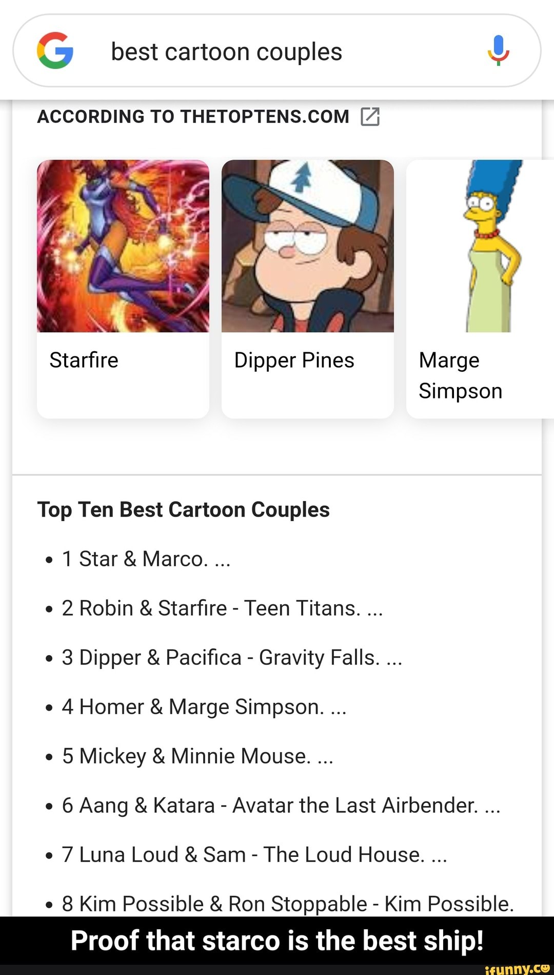 G best cartoon couples .!; ACCORDING TO  Z Marge Top Ten Best  Cartoon Couples .