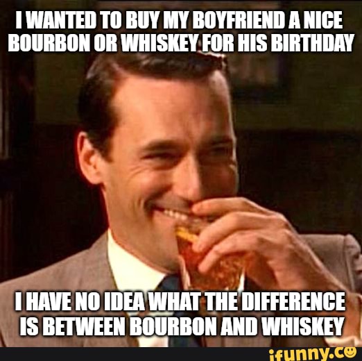 From what I've read bourbon is whiskey, but not all whiskey is bourbon ...