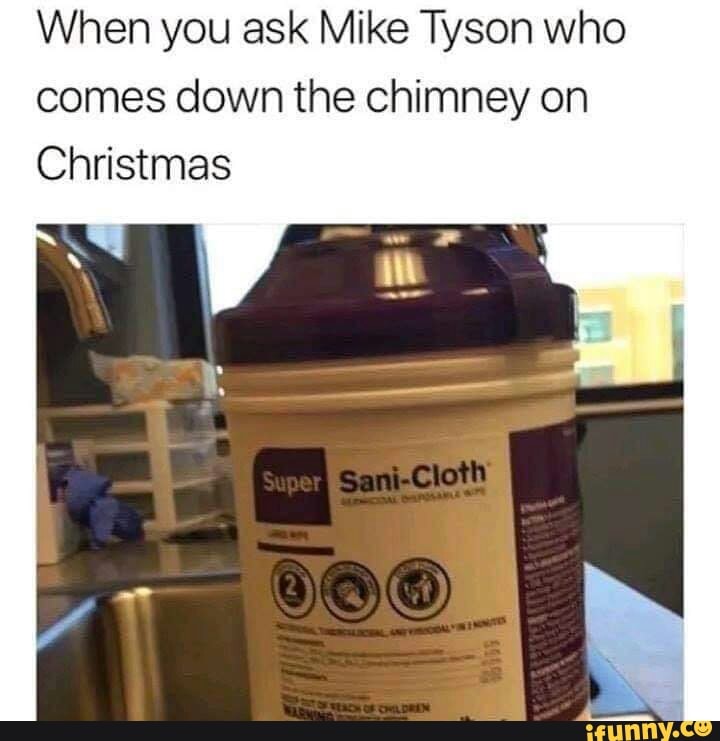 mike tyson meme christmas
