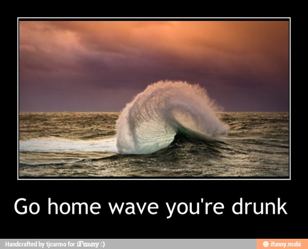 Go home wave you're drunk - Go home wave you're drunk