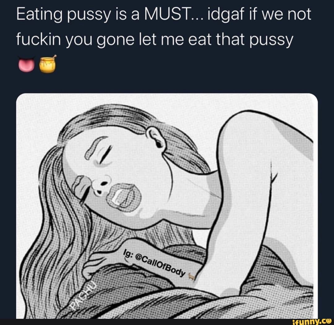 Pussy eating joke meme toon