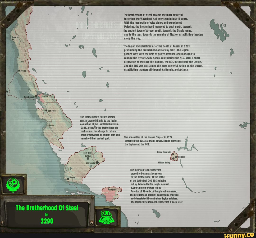 The Brotherhood's culture became romanthemed thanks to the legion