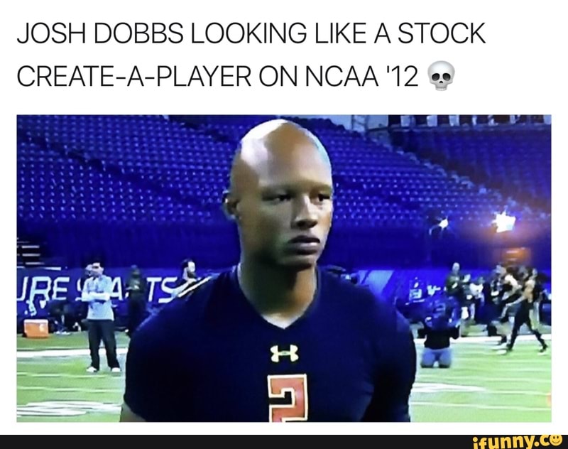 Josh Dobbs Looking Like A Stock Create A Player On Ncaa 12 º Ifunny