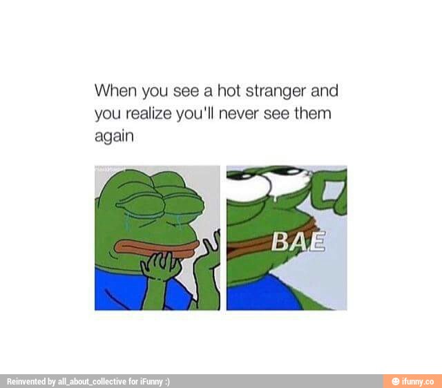 Never see me again