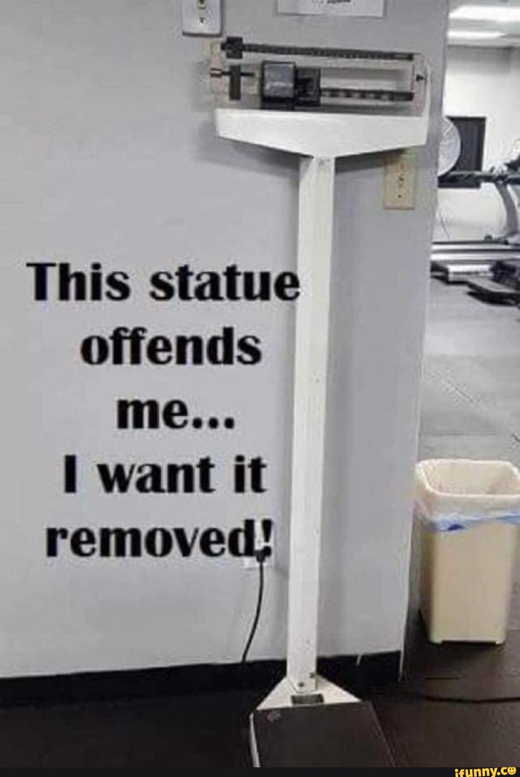 This statue a
offends
I want it
removed!