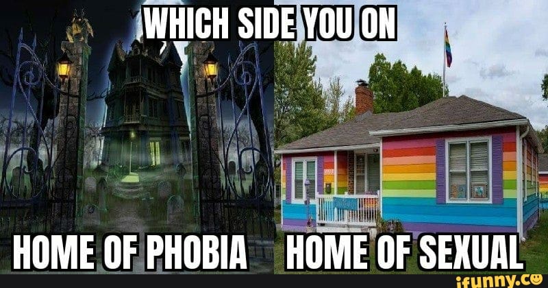 'WHICH SIDE YOU ON
il
HOME OF PHOBIA HOME OF SEXUAL
