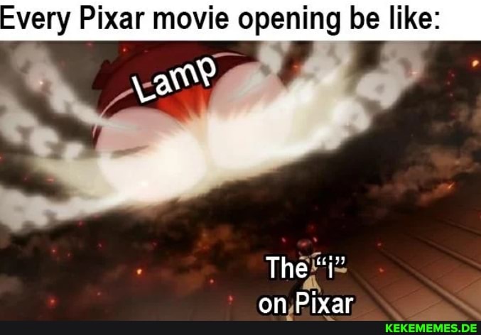 very Pixar movie opening be like: The on Pixar