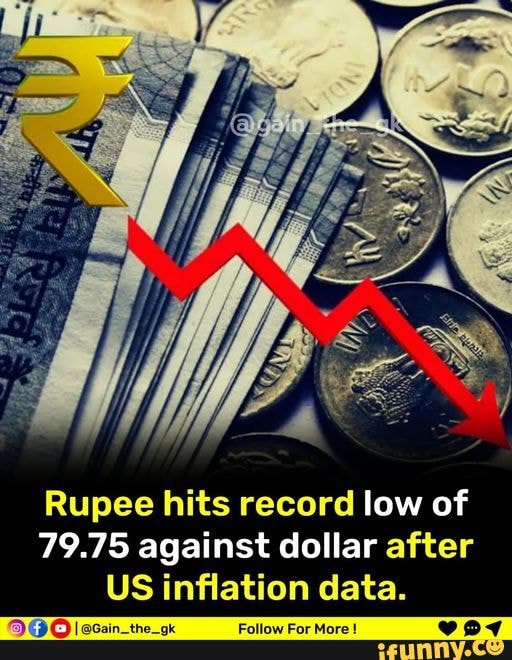 Did You Know - Rupee Hits Record Low Of 79.75 Against Dollar After US ...