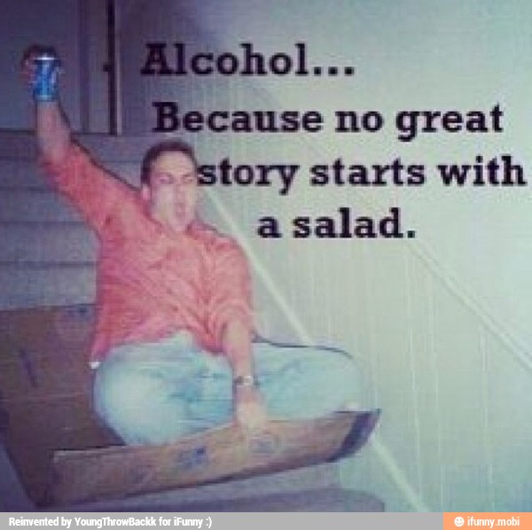 jecause no great
story starts with
1 asalad.
