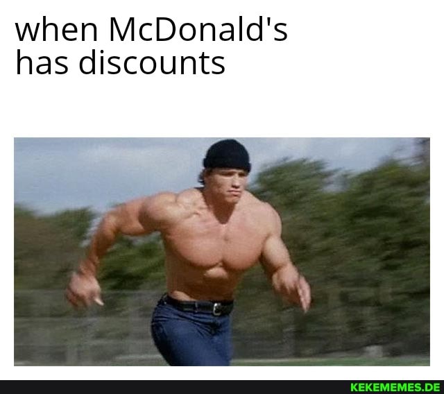 when McDonald's has discounts
