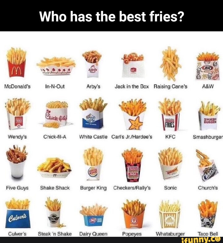 Who has the best fries? McDonald's In-N-Out Arby's Jack in the Box ...