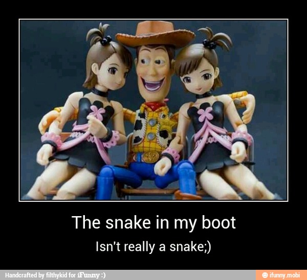 The snake in my boot
Isn't really a snake;) - The snake in my boot
Isn't really a snake;)