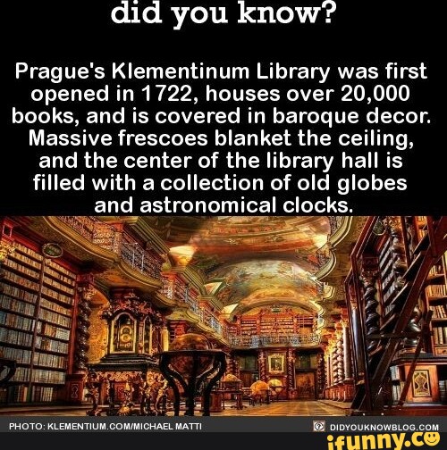 Did You Know Prague S Klementinum Library Was First Opened In 1722   4c2072c1425a9ecad877a405cea74b349db50d5b1fbd2bc2b9ce27edfc9409df 1 