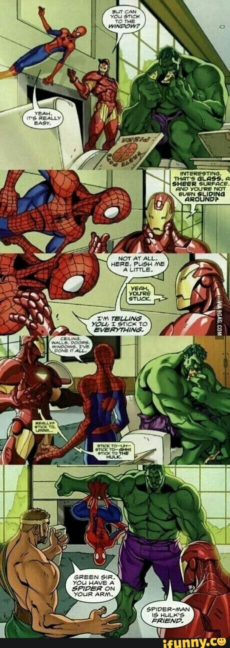 GREEN YOu HaVE A SPIDER ON Your ARM.