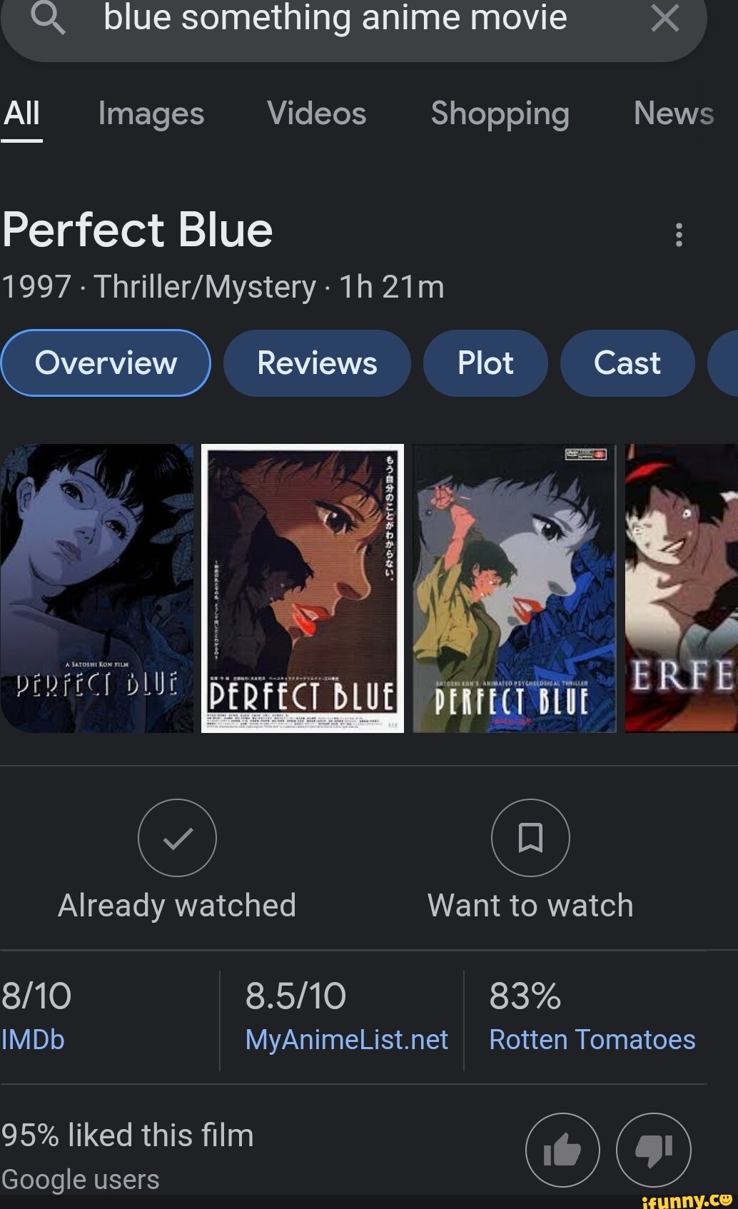 Perfect Blue (1997) - News - IMDb