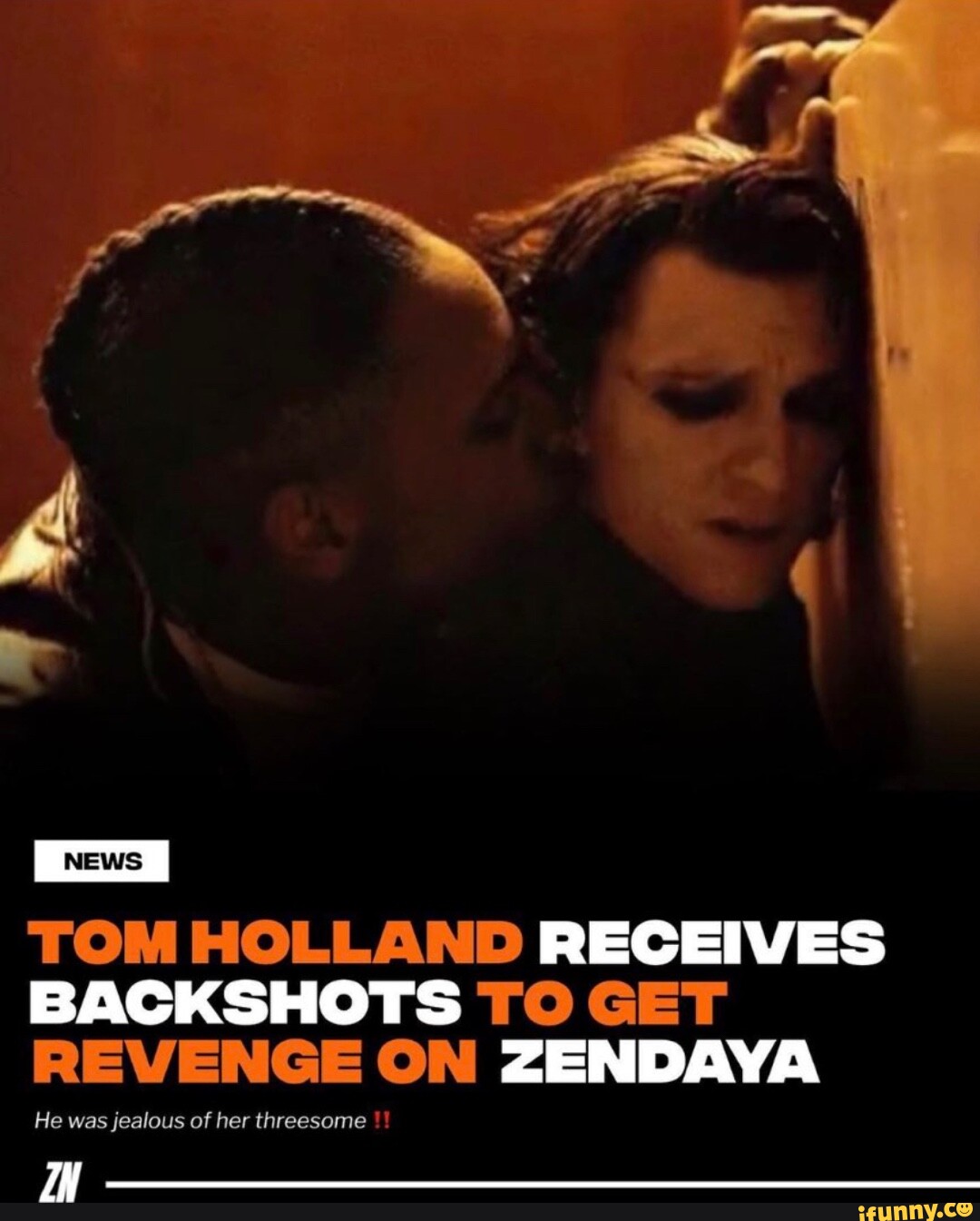 TOM HOLLAND RECEIVES BACKSHOTS TO GET REVENGE ON ZENDAYA He was jealous