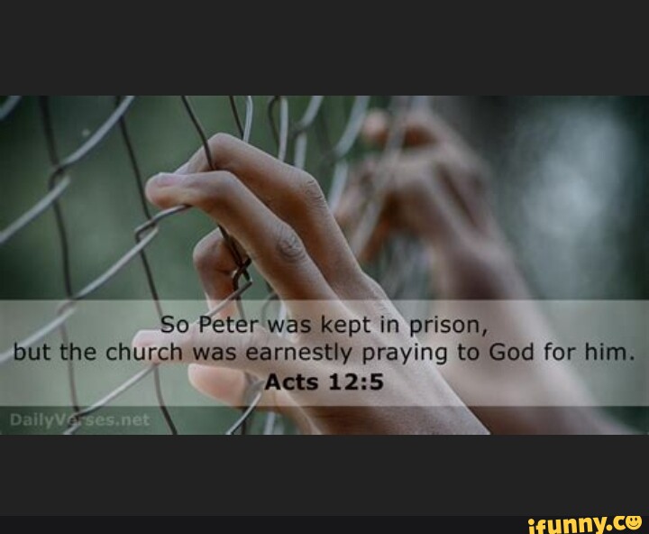 So Peter was kept in prison, but the church was earnestly praying to