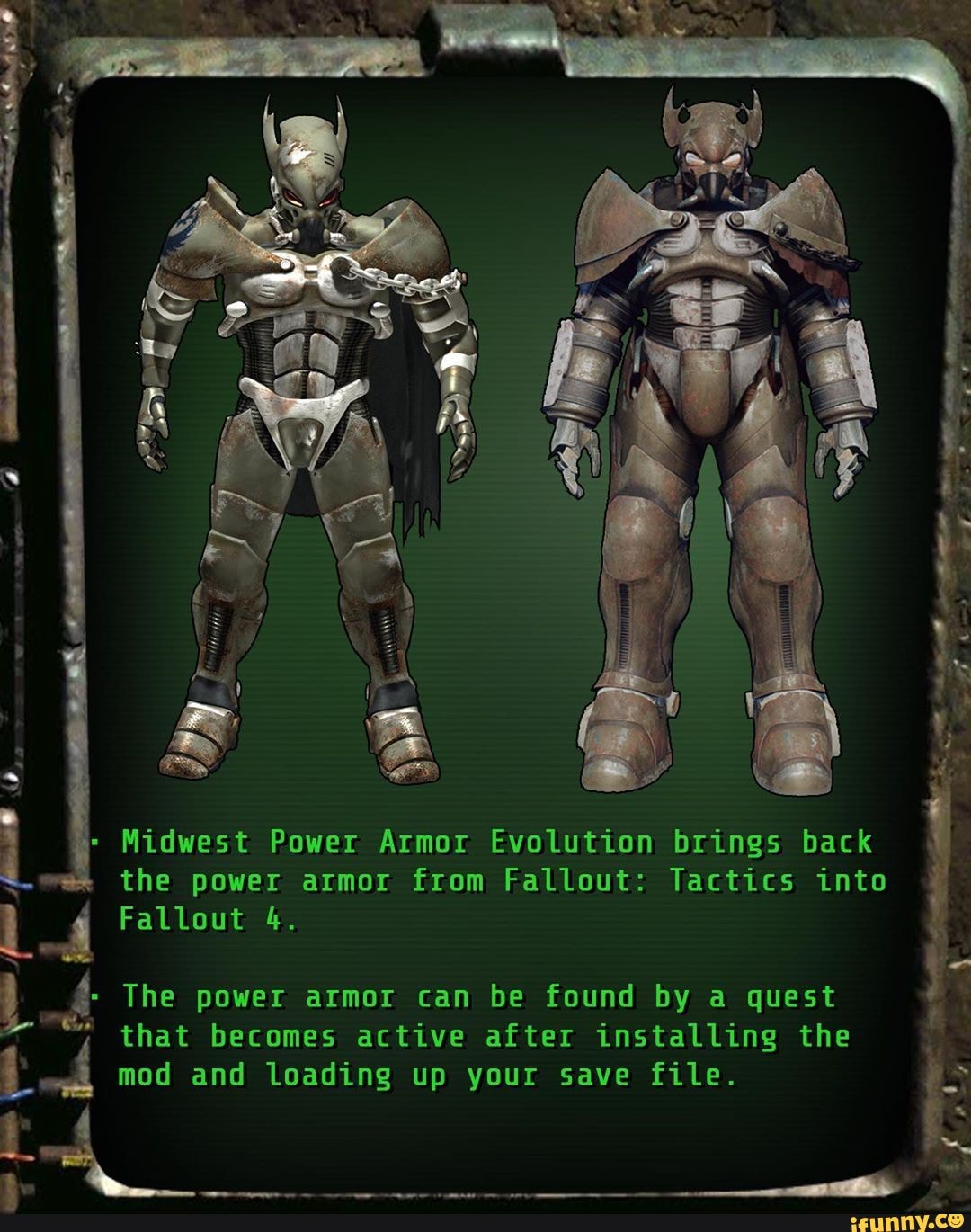 Fallout 4 power armor spawn фото 45
