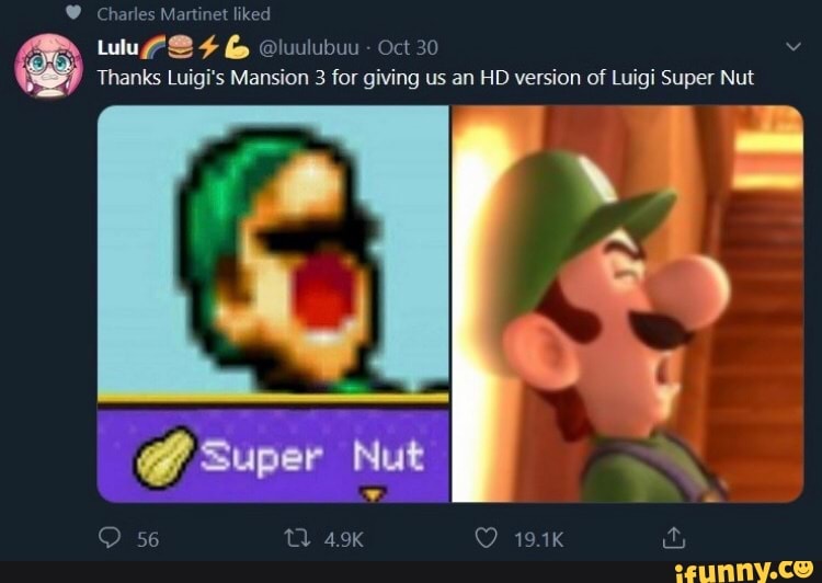 Luigi Super Nut Meme Generator – YGRPAG