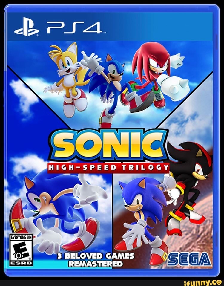 SONIC SPEED TRILOGY REMASTERED - iFunny