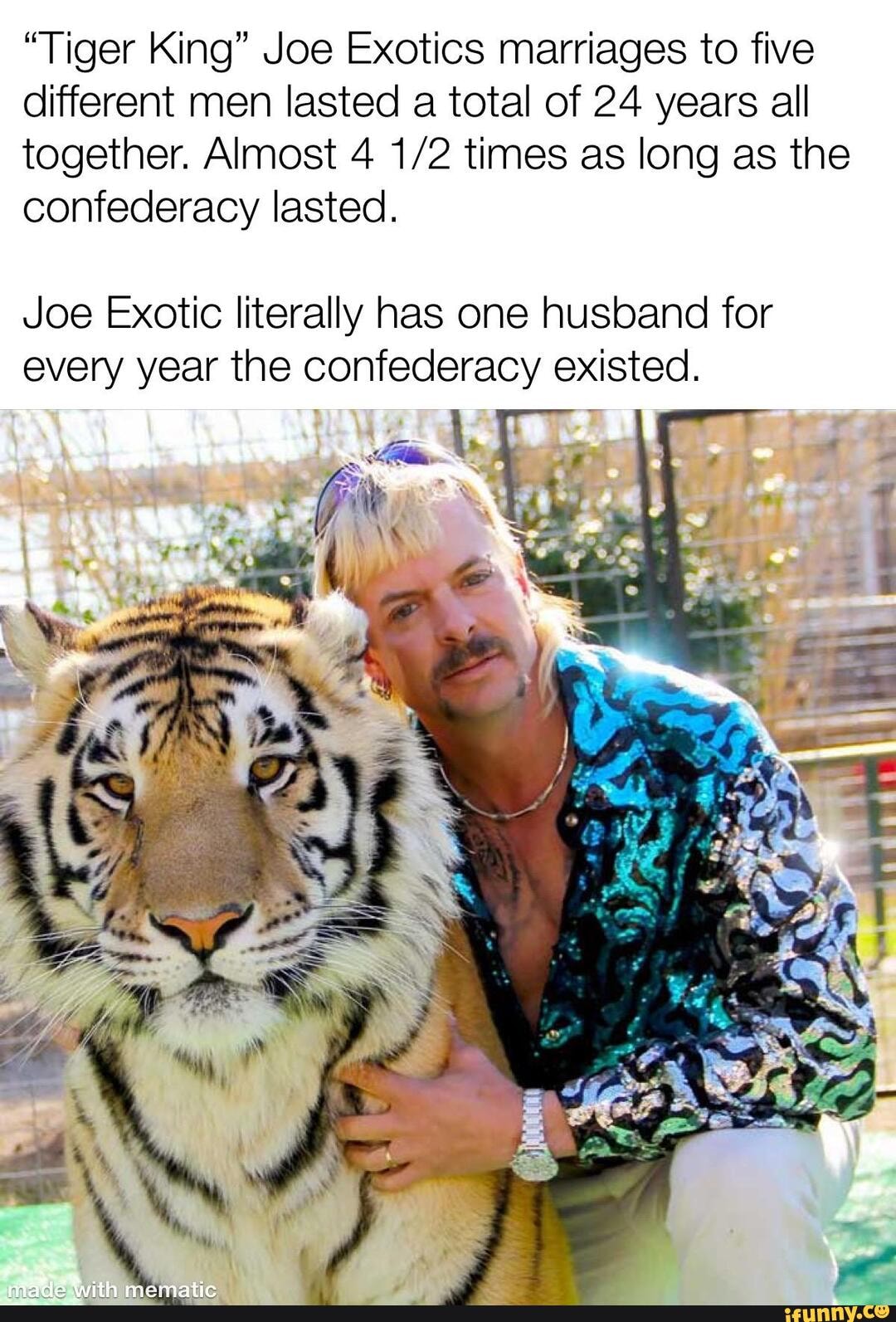 "Tiger King" Joe Exotics Marriages To Five Different Men Lasted A Total ...