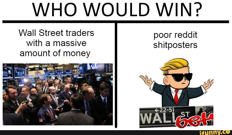 Who Would Win? - WHO WOULD WIN? Wall Street Traders With A Massive ...