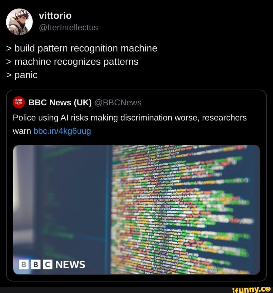 Prodoction Using A Machine Comics > build pattern recognition machine > machine recognizes patterns ...