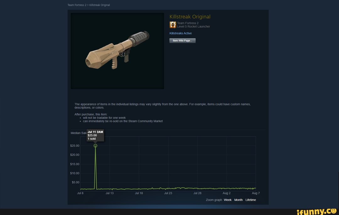 'Team Fortress 2 > Killstreak Original Killstreak Original 'Team