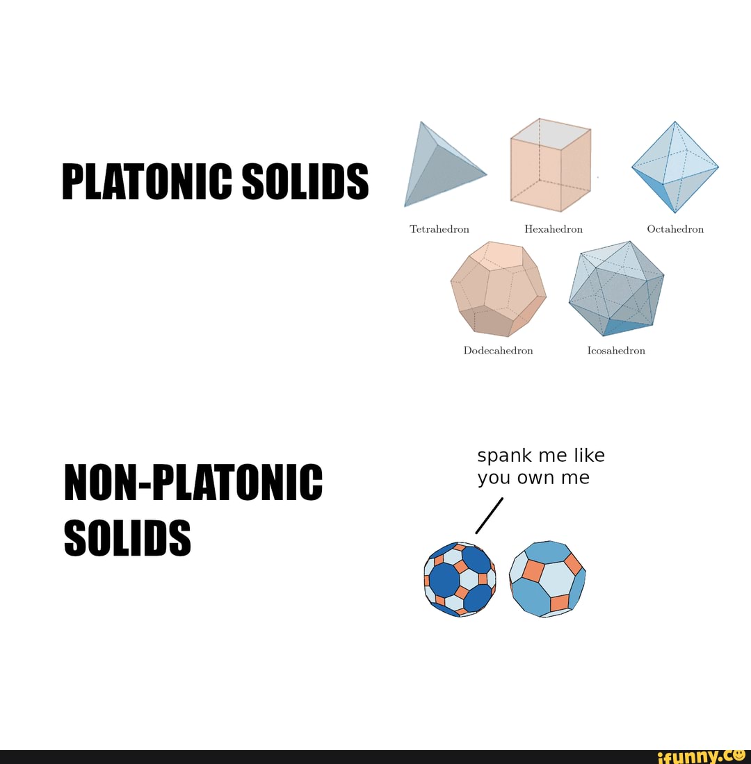 PLATONIC SOLIDS NON-PLATONIC SOLIDS Tetrahedron Hexahedron Octahedron ...