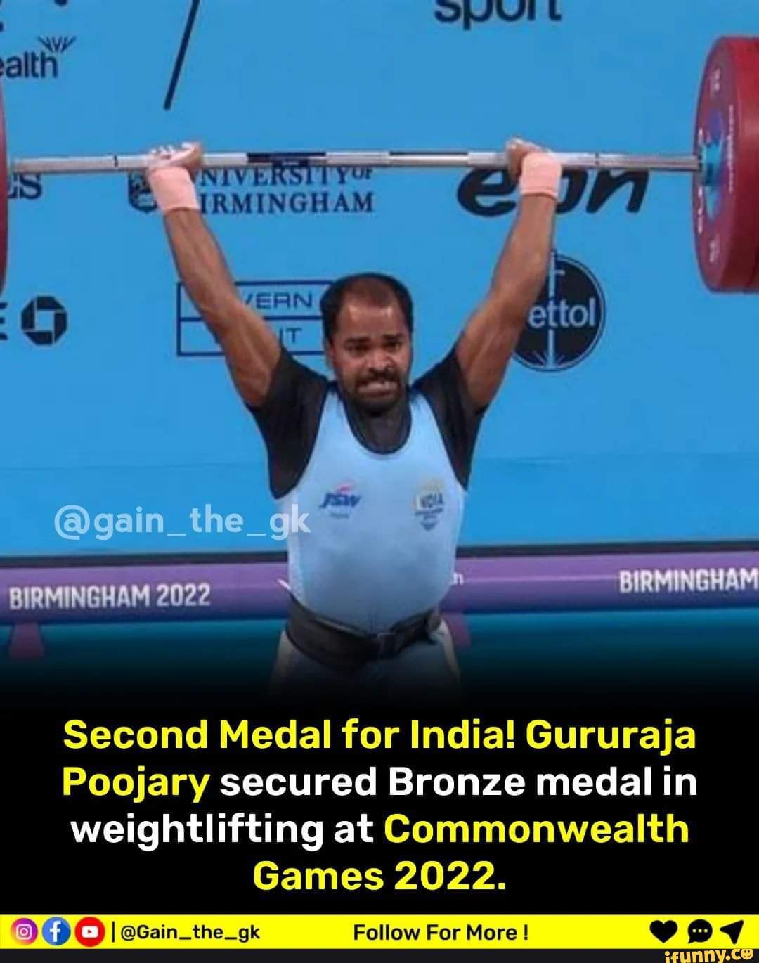 India At Commonwealth Games 2022: Weightlifter Gururaja Poojary