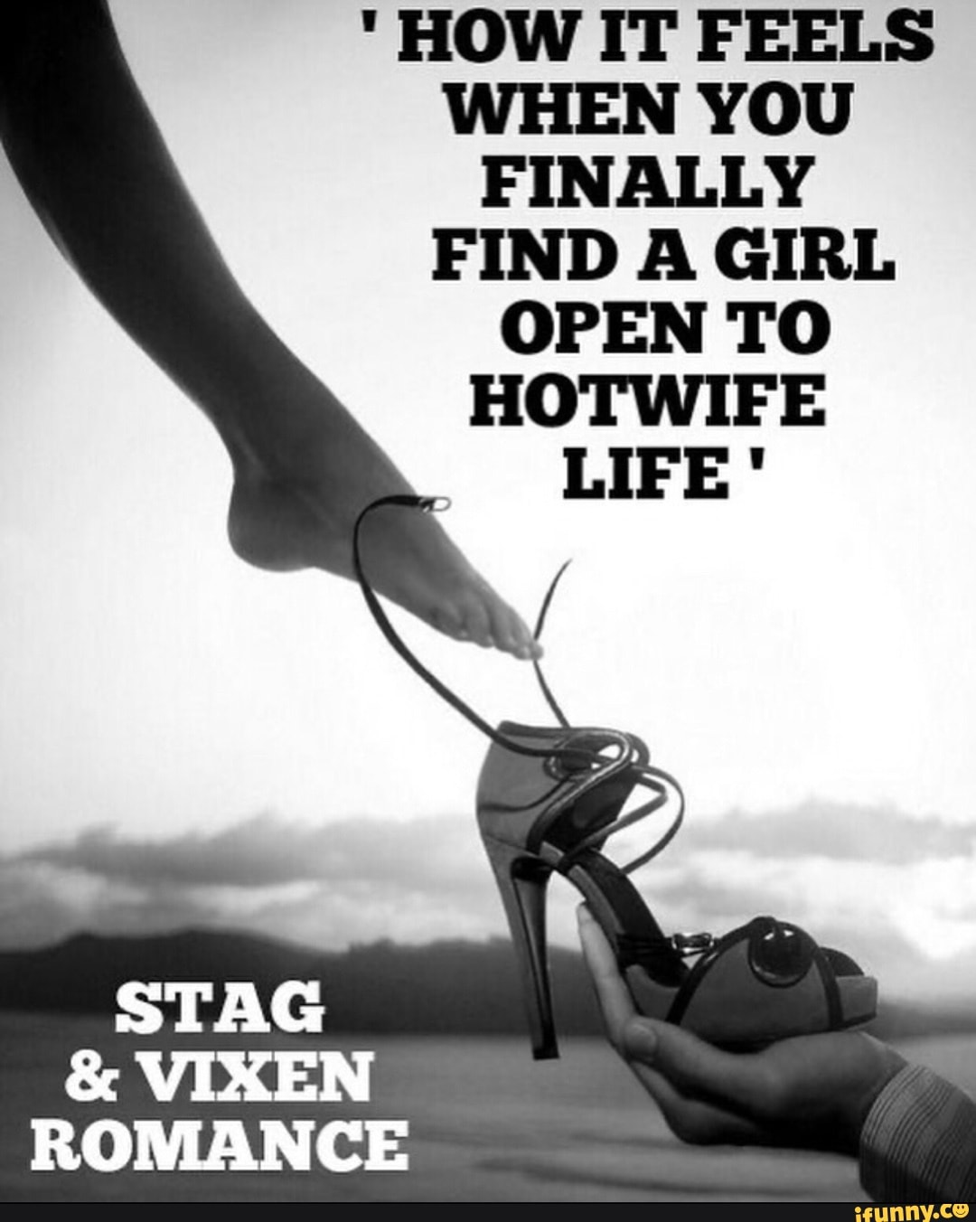 "how IT feels when you finally find a girl open to hotwife life stag v...