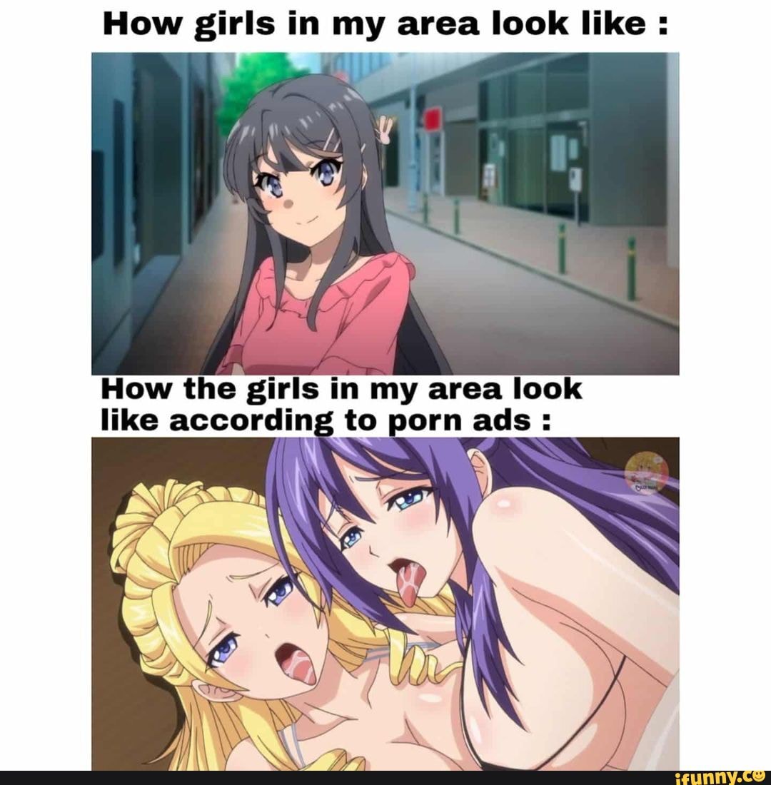 Cartoon Porn Ads - How girls in my area look like : How the girls in my area look like  according to porn ads : - iFunny Brazil